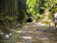 【右京区】深見トンネル旧道（深見隧道） | 路面と勾配