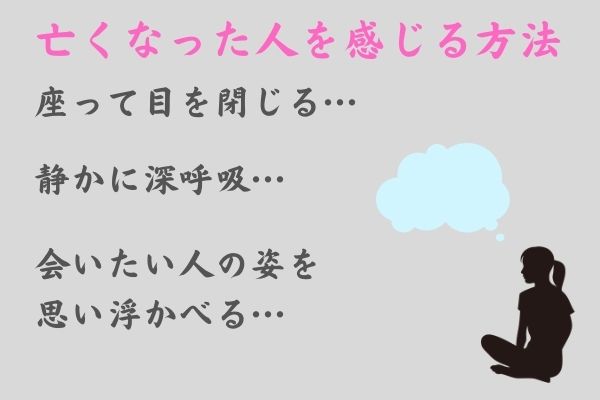 亡くなった人を感じる方法