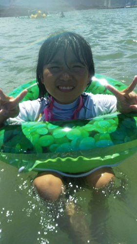 海水浴場にて - 心霊写真