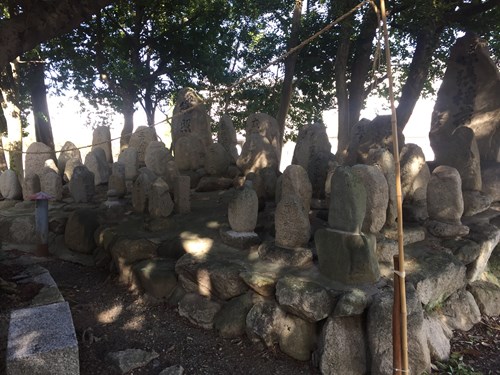 ある 稲荷神社にての写真