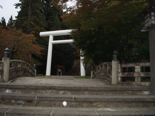 福島県土津神社でのオーブ