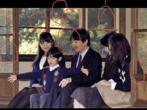 秋篠宮御一家の心霊写真