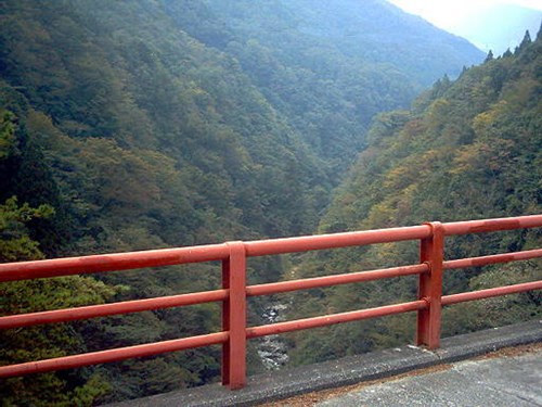 深谷大橋からの眺め