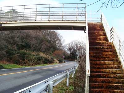 日本平パークウェイの歩道橋