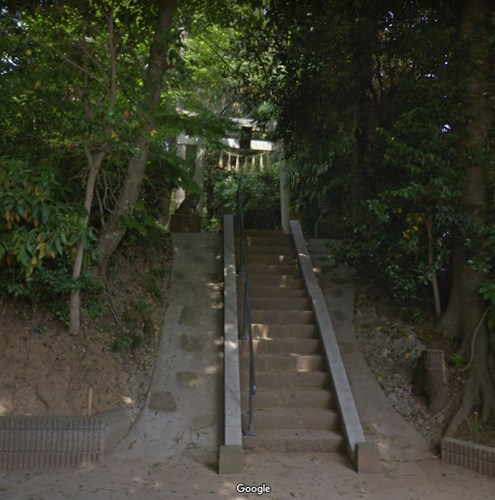 八幡神社（別名　首吊り神社）の写真