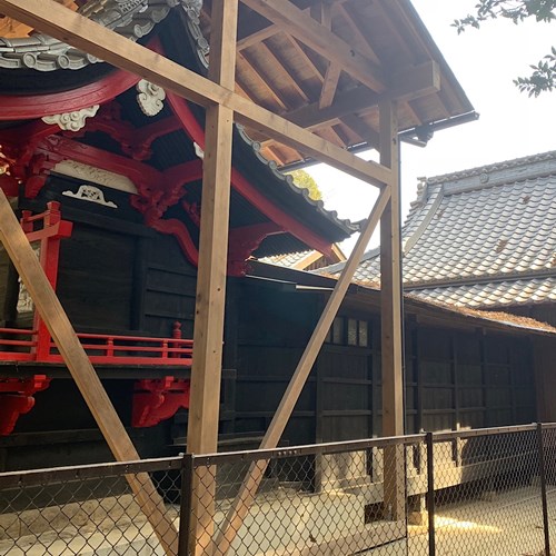 八幡神社の裏側