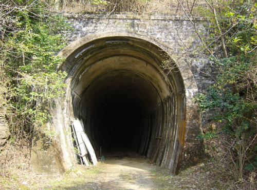 近鉄大阪線旧線 旧総谷トンネルの画像
