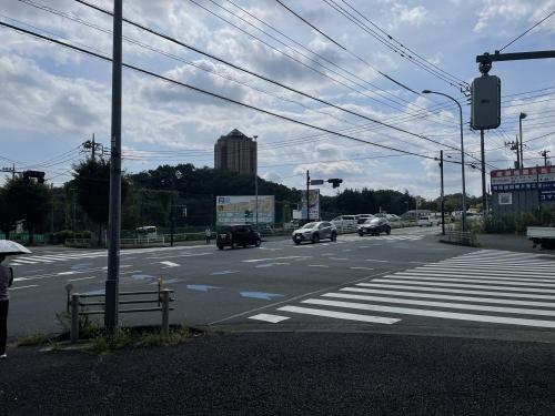 片倉高校前交差点の写真