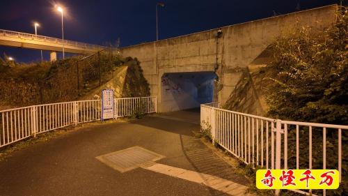 宮前JCT下のトンネルの写真