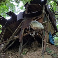 大阪府箕面市の心霊スポット「石澄の滝までの道中の廃墟群」