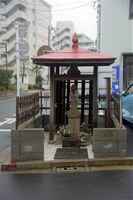 【東京都】旧野沢踏切跡（発心地蔵尊）