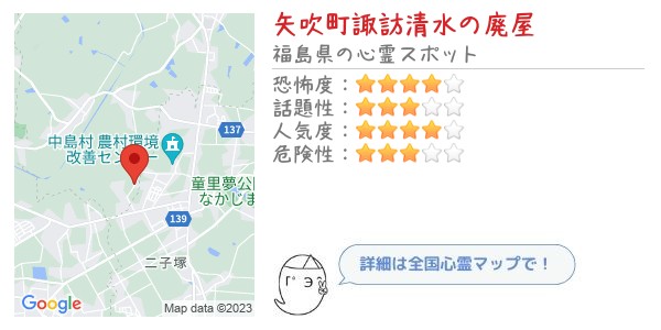 矢吹町諏訪清水の廃屋