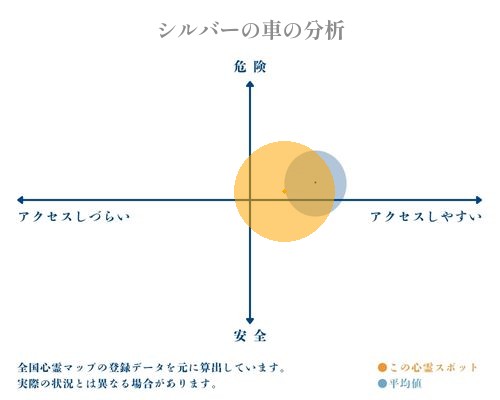 シルバーの車の分析画像