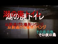 間瀬湖の廃トイレ その夜の鳥　１６８夜