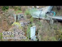 【未成道】安房トンネルの未成坑口と橋脚群【中部縦貫道】