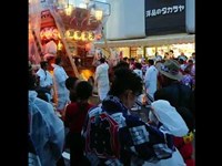 鹿嶋  神幸祭・初日  仲町交差での通し砂切(仲町～角内～櫻町～新町～大町)  2018.9.1.