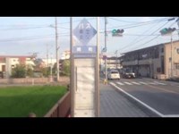 熊本市電川尻線 廃線跡 岡町停留所付近