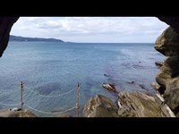 館山・沖ノ島～陸繋がりの森あり磯あり洞窟ありの島～／千葉の風景