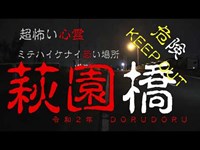 【心霊 1人で行ってみた】超怖い心霊 Ghost Live 少年の霊が川えと引き込む萩園橋