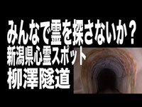 【新潟県・心霊スポット配信】柳澤隧道で、1人頑張れ森島