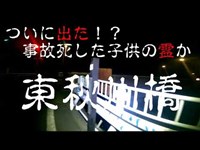 【視聴注意】事故で亡くなった子供の霊が映ってしまった！？　心霊スポット　東秋川橋