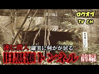 【ニッチな第十一回】旧黒瀬トンネルに単独潜入　前編【心霊スポット】