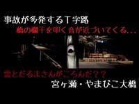 神奈川県 事故が多発するＴ字路、宮ヶ瀬やまびこ大橋 心霊