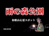 【和歌山】深夜の雨の森公園で怪奇酒【心霊スポット】海南市 夜景スポット