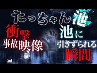 メンバーが池に引きずり込まれる緊急事態‼︎【たっちゃん池】