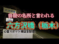 六方沢橋（栃木）【心霊スポット検証生配信】電波弱カットあり