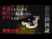 【閲覧注意・心霊】水没したトンネルを渡って奥に行ってみたらヤバすぎた/滋賀県最恐旧佐和山トンネル