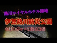 伊豆熱川防災公園（静岡）【心霊スポット検証生配信】熱川ロイヤルホテル跡