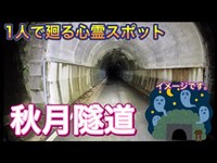 【秋月隧道】誰もこなさそうな山奥のトンネルに行ってきた【1人で廻る心霊スポット】