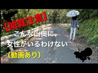 【閲覧注意】幽霊なの？1年以上配達していますがこの道を歩いている人に、はじめて遭遇しました。