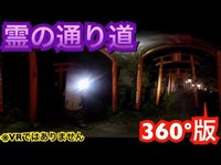 【心霊スポット】霊の通り道に行ってきた【360°版】