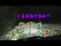 とある廃村  信じる信じない　いや本当の霊さんの声です