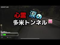 「心霊」愛知県多米トンネル　車の通行が多い　変な音が入っている❣️ 撮影者がお化けと勘違いされる　運が悪いと後ろから車が突っ込んで来る勝負の撮影❣️