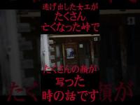 #Shorts 逃げ出した女工がたくさん亡くなった峠でたくさんの顔が写った時の話です