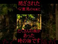 #Shorts 閉ざされた心霊池の写真にたくさんの顔を見つけた時の話です
