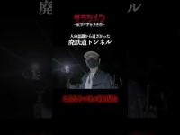 【心霊】実際に〇〇が見つかった廃鉄道トンネル//そこで起きた事とは…