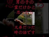 #Shorts 男の子の霊だけかと思ったら兄弟だった時の話です