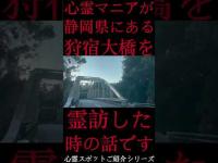 #Shorts 心霊マニアが静岡県にある狩宿大橋に霊訪した時の話です