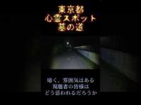 東京都心霊スポット『墓の道』 #心霊スポット