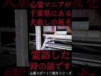 #Shorts 心霊マニアが千葉県にある犬殺しの坂に霊訪した時の話です