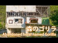 森のゴリラ【4Kドローン空撮】| Aerial view on abandoned hotel 
