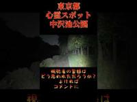 東京都心霊スポット『中沢池公園』 #心霊スポット