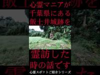 #Shorts 心霊マニアが千葉県にある飯土井城跡に霊訪した時の話です