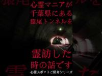 #Shorts 心霊マニアが千葉県にある猿尾トンネルに霊訪した時の話です