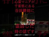 #Shorts 心霊マニアが千葉県にある谷田踏切に霊訪した時の話です