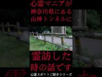 #Shorts 心霊マニアが神奈川県にある山神トンネルに霊訪した時の話です